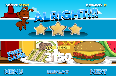 Fire Ant Picnic FREE - Burger Smasher Game screenshot 4