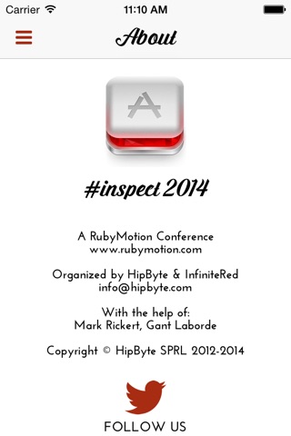 RubyMotion #Inspect 2014 screenshot 3