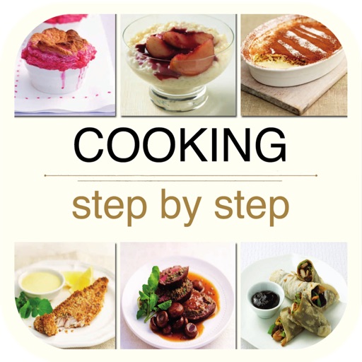 Cooking Step by Step Cookbook - Main Dishes & Desserts for iPad icon
