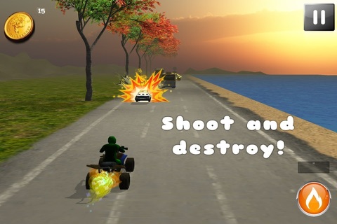 A Rampage Racing - Quad Bike Bandits VS Police Rivals Shoot Off screenshot 2