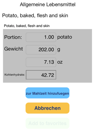 Diabetes Personal Calculator screenshot 2