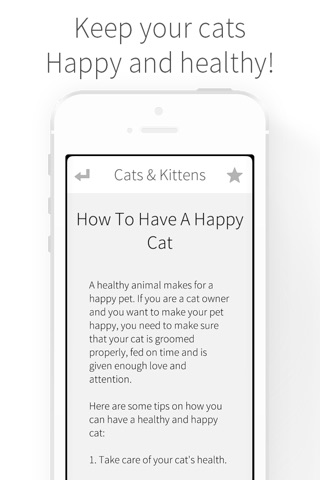 Cats & Kittens - Training, Food and Proper Caring for Your Kitty Cat screenshot 3