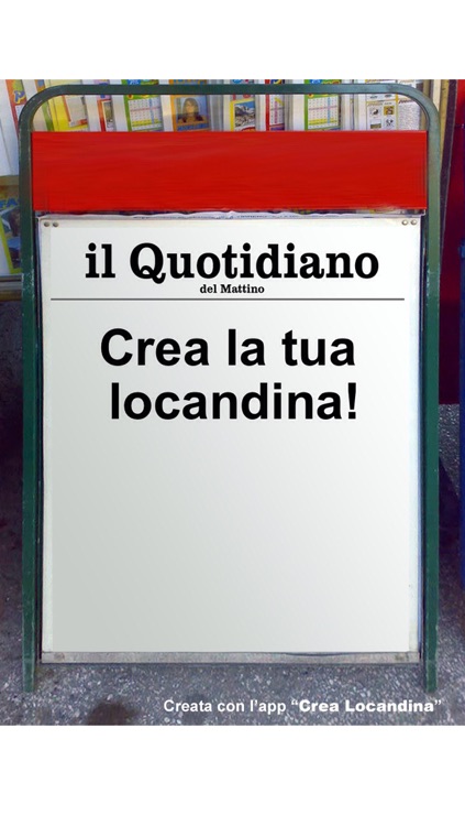 Crea Locandina