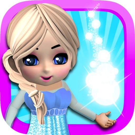 Dress Up and Make My Own Little Snow Princess Game Advert Free For Girls Icon