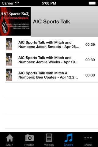 AIC Sports Talk screenshot 3