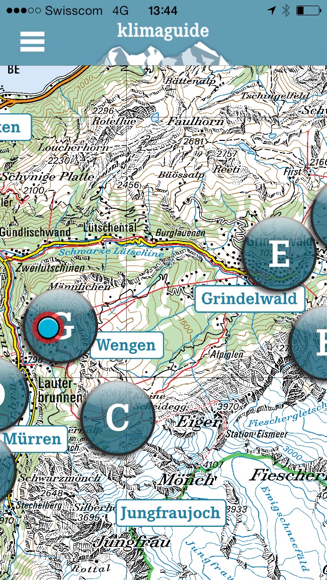 Jungfrau Klimaguide screenshot1