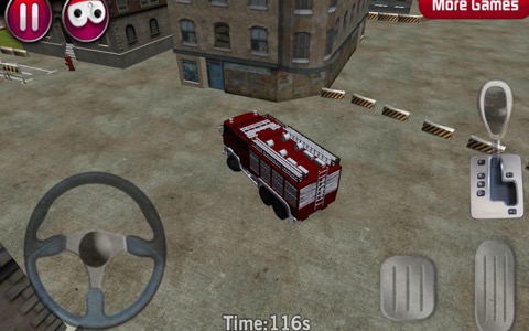 Firetruck Parking 3D Gameのおすすめ画像1