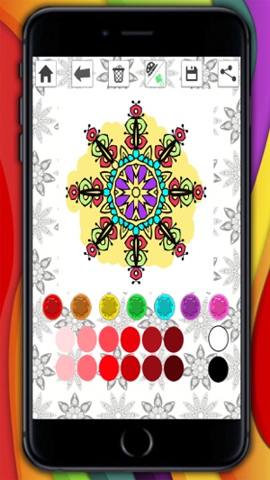 Mandalas coloring pages – Secret Garden colorfy game for adu(圖3)-速報App