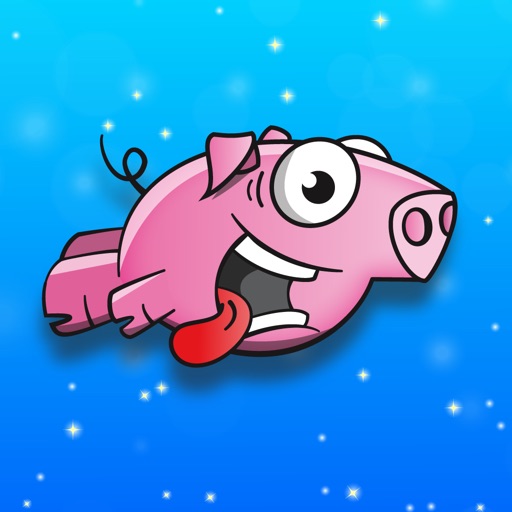 Clumsy Pig - Endless touch to flap like a bird game! icon