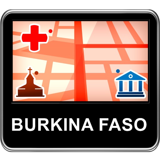 Burkina Faso Vector Map - Travel Monster