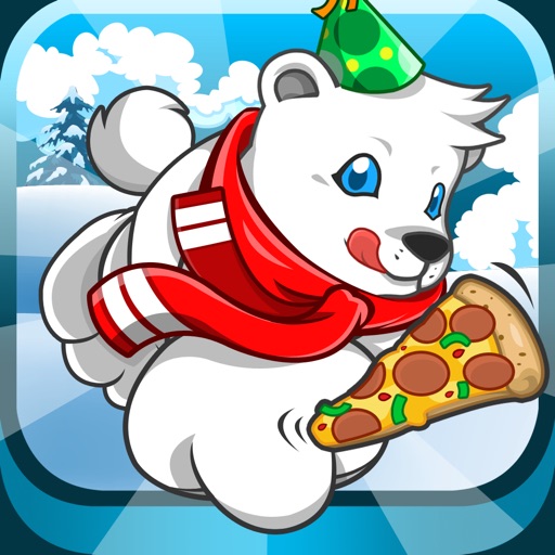 Polar Bear Pizza Party - Free Frozen Arctic Pizza Adventure Icon