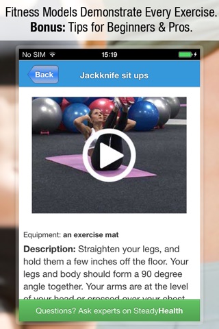 Ab workouts for men and women screenshot 2