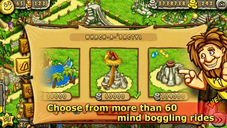 Prehistoric Park Builder - Amusement Theme Park Simulator In The Stone Age