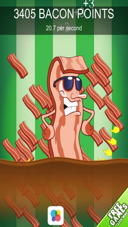 Bacon Food Clickers: 100 Click Challenge FREE - Catch that Hot Pig Smell! screenshot-3