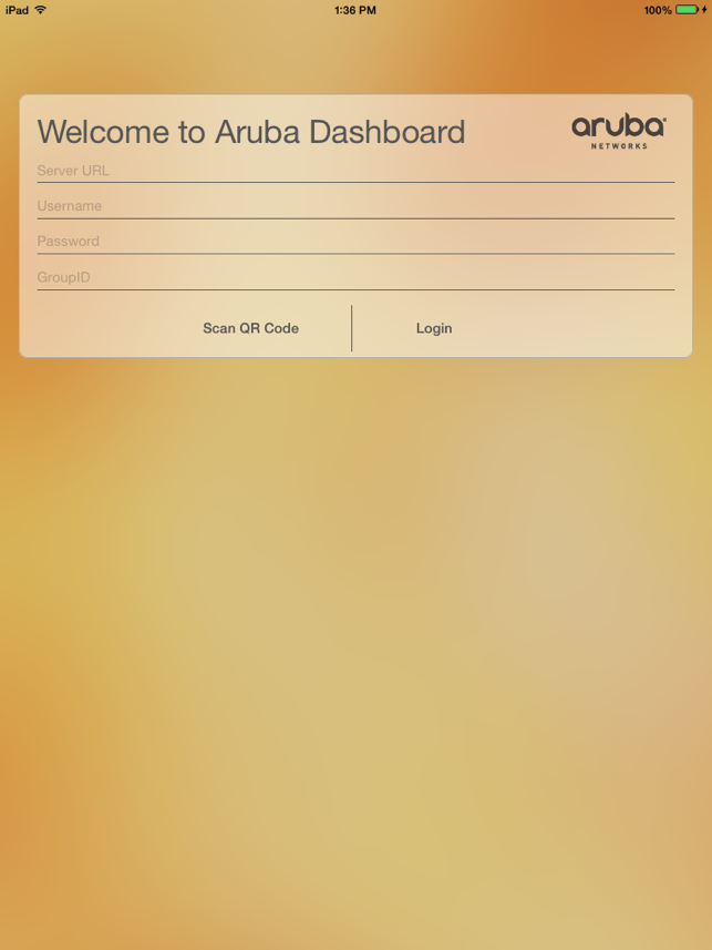 Aruba Dashboard