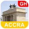 Accra, Ghana Offline Map - PLACE STARS