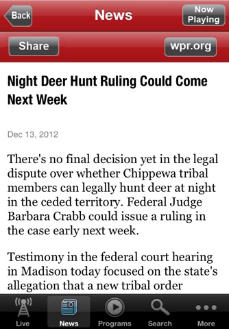 Wisconsin Public Radio App screenshot 4
