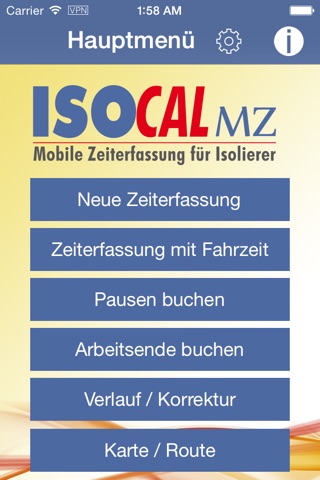 ISOCAL MZ screenshot 2