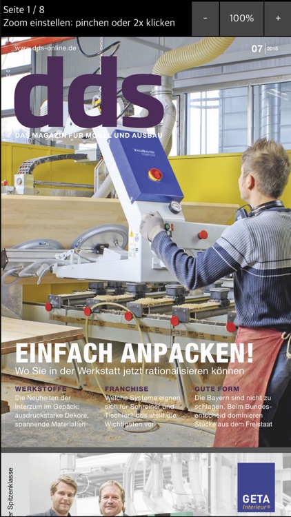 dds - das magazin für möbel und ausbau