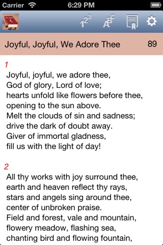 Hymnal Methodist. screenshot 2