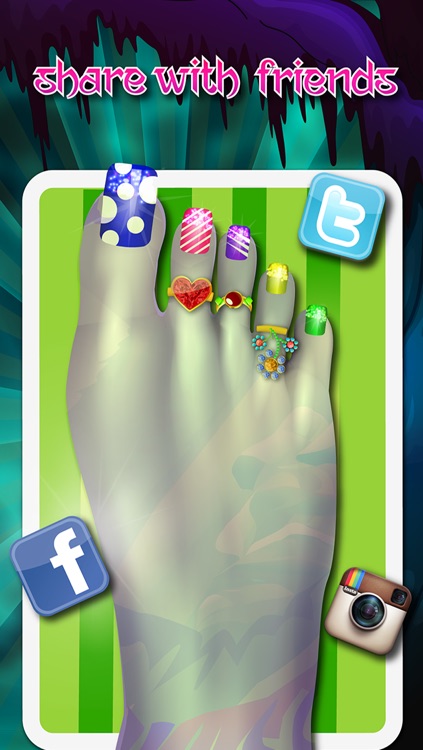 Celebrity Foot Spa - Monster Nail Design by "Fun Free Kids Games"