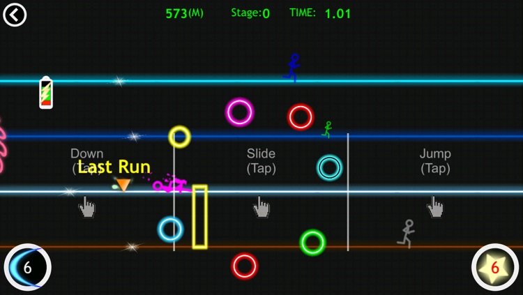 Neon Jumper - stickman run