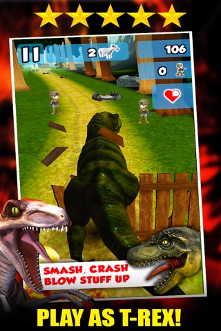 3D Dino Raptor Race For Cool Kids PRO - Carnivores Hunter Dinosaur Game screenshot 2