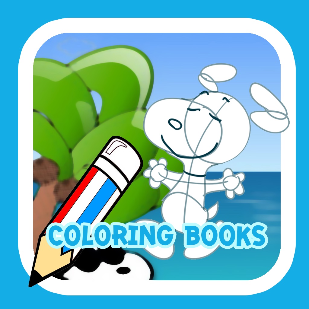 Kids Coloring Books For Snoopy Dog Version icon