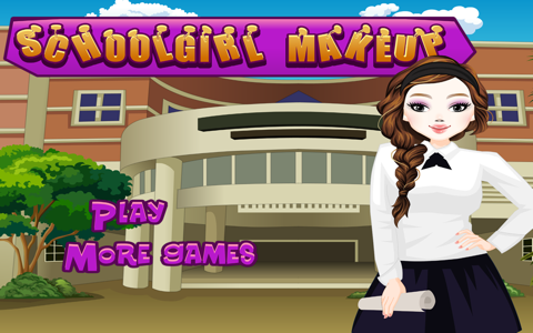 Schoolgirl Make up games screenshot 4