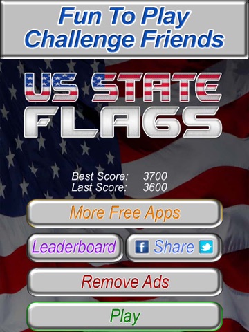 US State Flags Practice Quiz - The Free Educational United States Flag Trivia Gameのおすすめ画像1