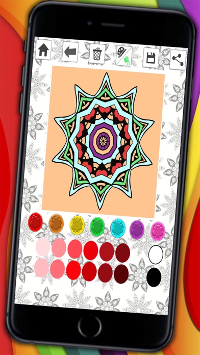 How to cancel & delete Mandalas coloring pages – Secret Garden colorfy game for adults from iphone & ipad 4