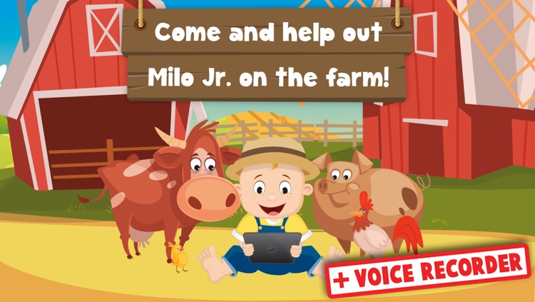 Milo's Mini Games for Tots and Toddlers - Barn and Farm Animals Cartoon