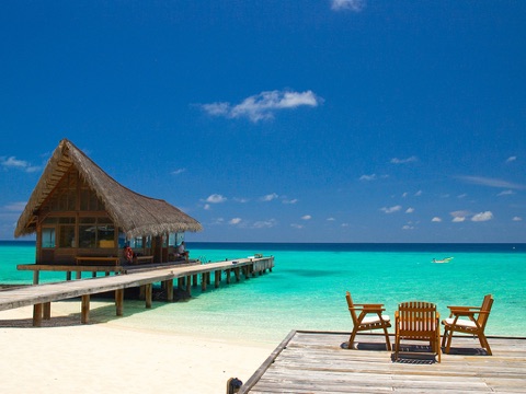 Скриншот из Best Beach Wallpapers: Bora Bora, Ibiza, Hawaii, Maldives, Seychelles, Greece, Thailand, Skiathos, California, Australia, Anguilla, Caribbean