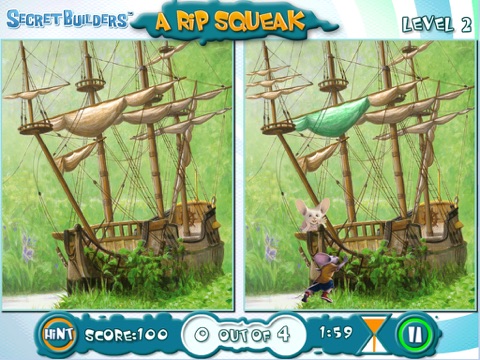 A Rip Squeak Book - Hidden Difference Game FREE screenshot 3