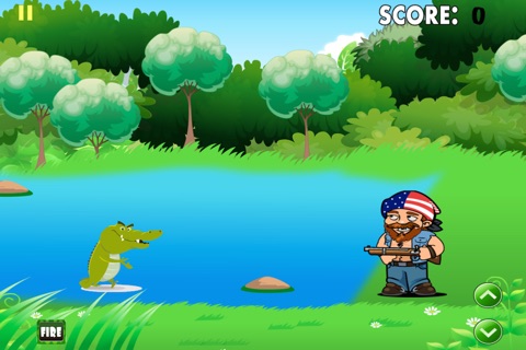 A Pitfall Swamp Attack FREE - Redneck People vs. the Zombie Crocodile Rampage screenshot 2