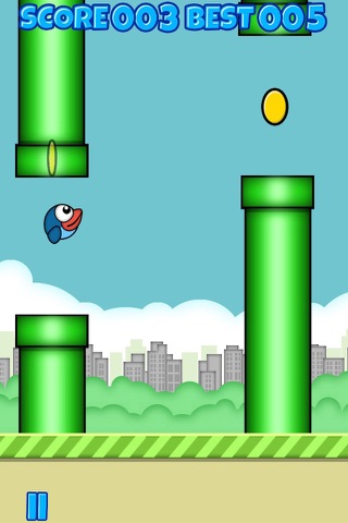 Flying Blue Bird screenshot 2