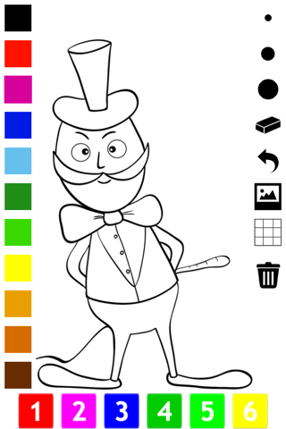Circus Coloring Book for Children: Learn to color the world of the circus for kindergarten and pre-school screenshot 2