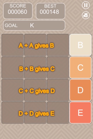 2048 Alphabet Version - Join ABC-DEF Like Numbers screenshot 3