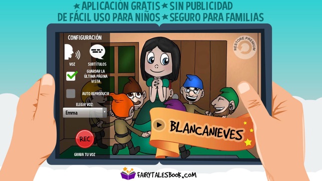 Blancanieves - FairyTalesBook.com