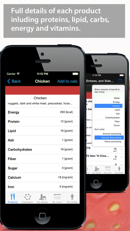 Easy Calorie Counter for your meals - Lose and track your weight with the biggest nutrition data set.
