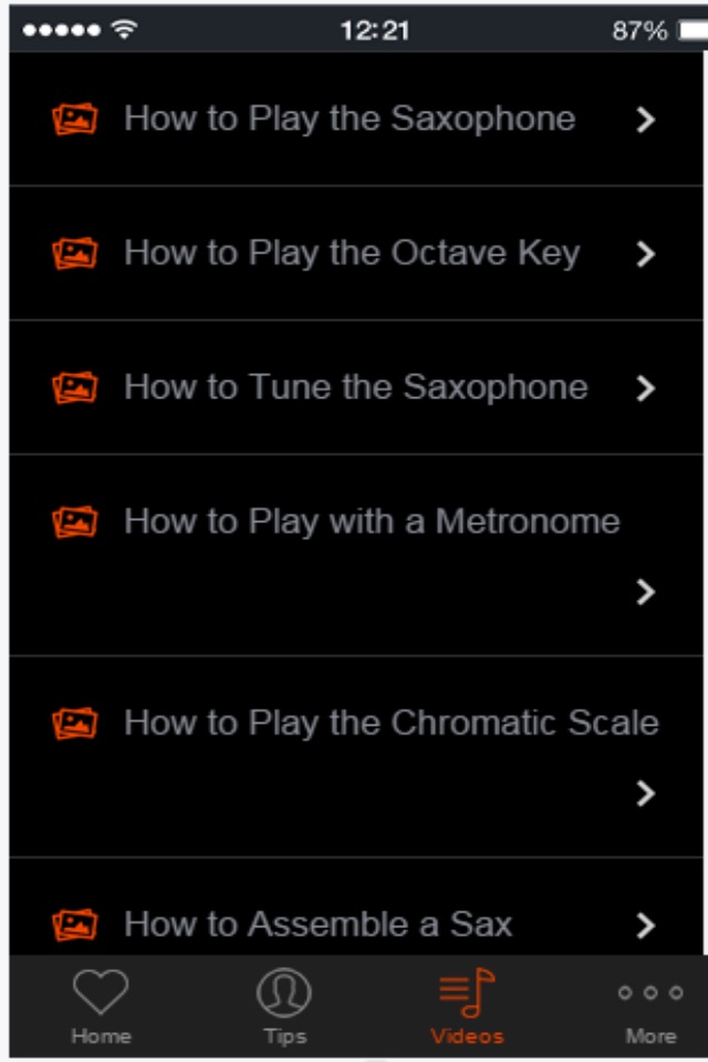 Saxophone Tutorials and Lessons For Beginners screenshot 3