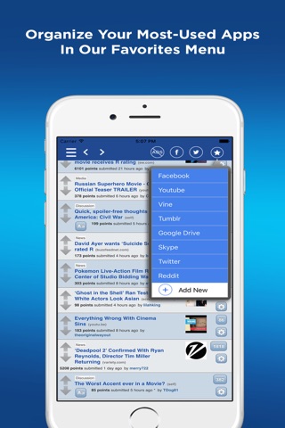 Social Media & Networking Browser Pro screenshot 2
