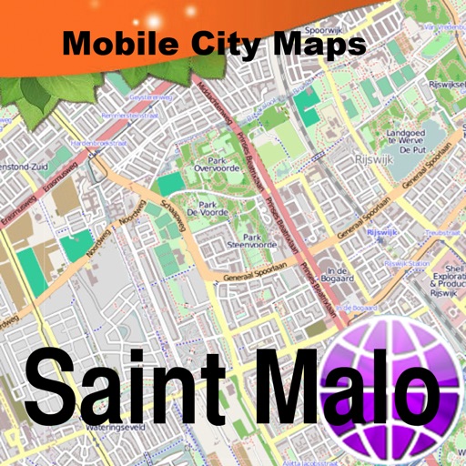 Saint Malo, Le Mont St Michel Street Map icon