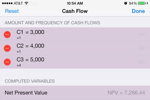 Financial Calculator++ screenshot 2