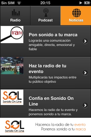 Sonido On Line screenshot 4