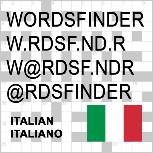 IT Words Finder Italian/Italiano PRO - find the best words for crossword, Wordfeud, Scrabble, cryptogram, anagram, spelling iOS App