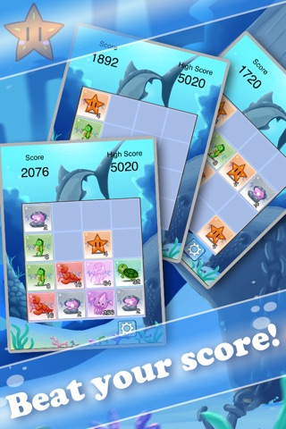 2048 Shark Attack FREE screenshot 4