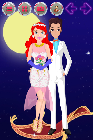 Ace wedding princess makeover-dresup-spa free kids games screenshot 2