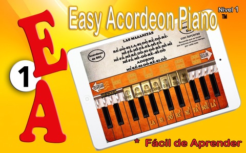Easy Acordeon Piano 1 screenshot 2