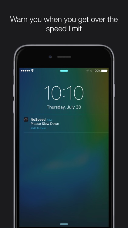 NoSpeed - Car Speed Alert System screenshot-0